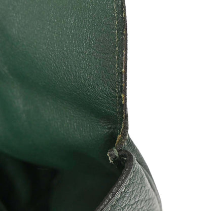 Hermes Green Buffle Skipper Drag Voyage 48 Travel Handbag