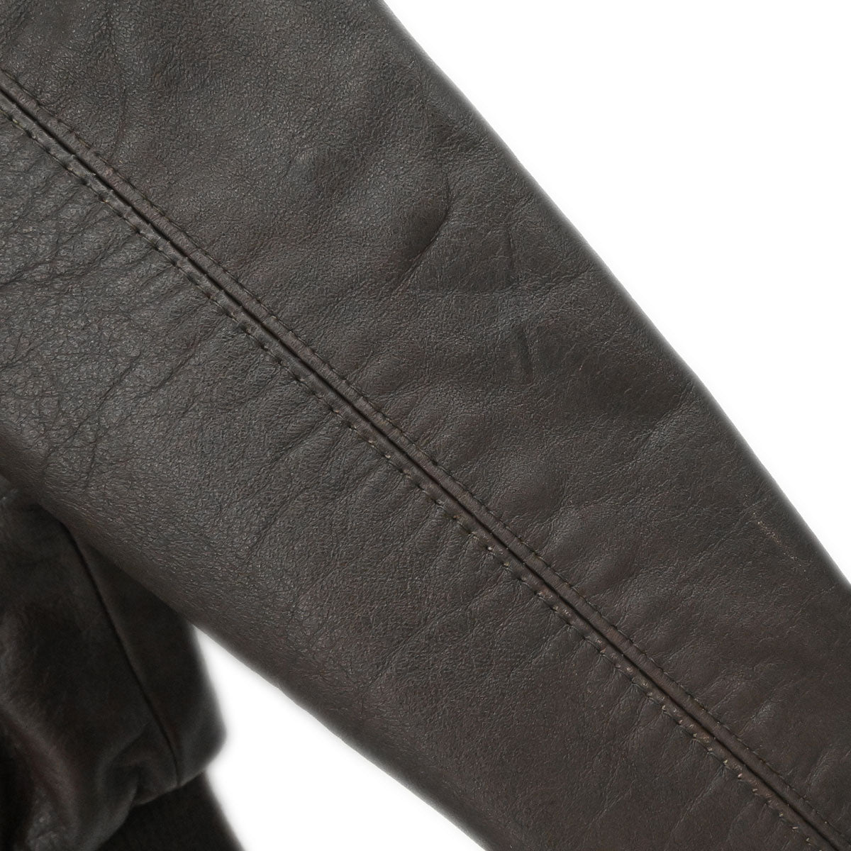 Chanel Zip Up Leather Jacket Brown