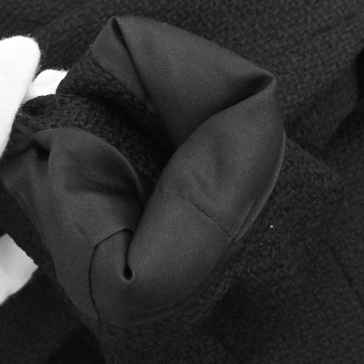 Chanel 1995 Single Breasted Tweed Jacket Black #40
