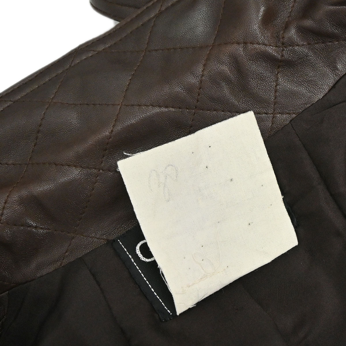 Chanel 1993 Single Breasted Leather Jacket Brown #40