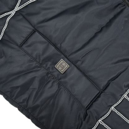 Chanel 2006 Sport Line Zip Up Jacket Dark Navy #42