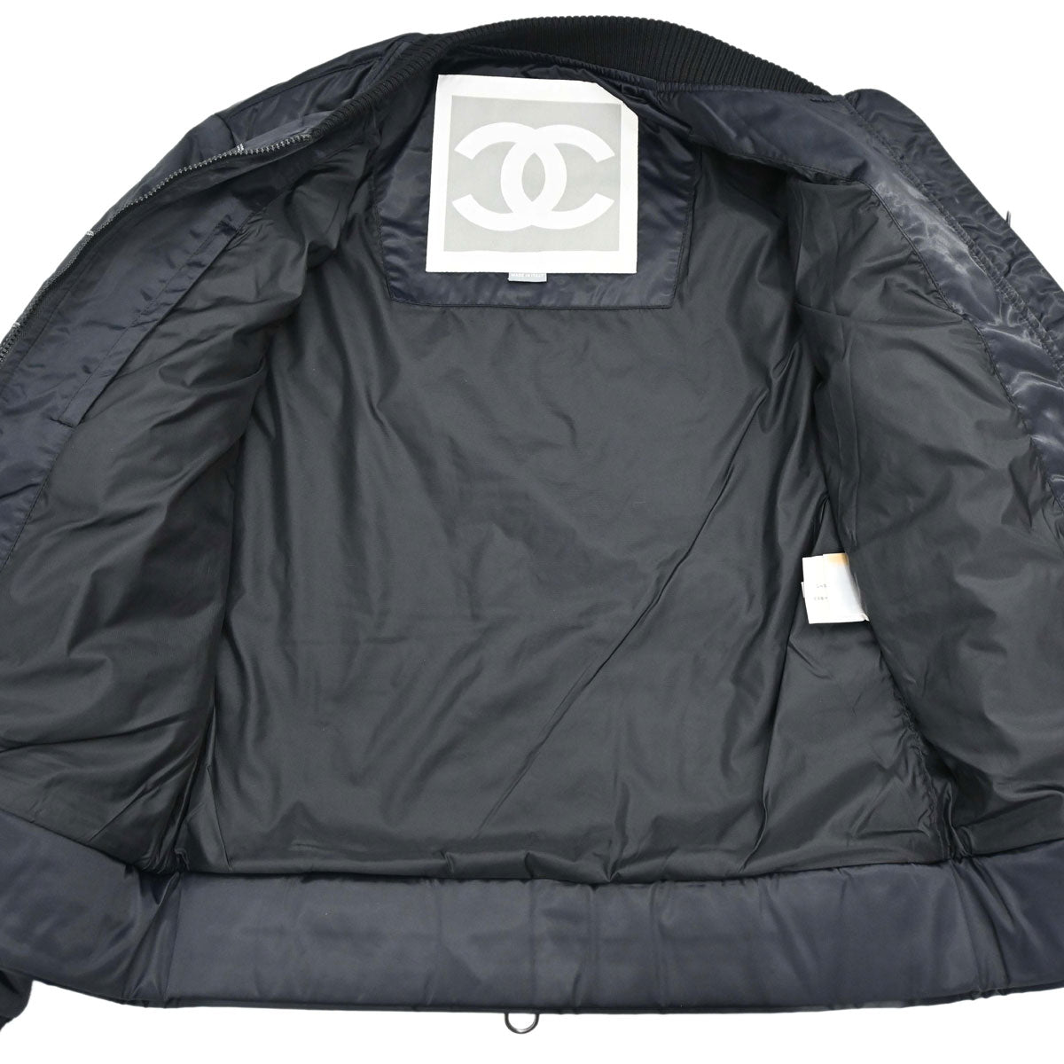 Chanel 2006 Sport Line Zip Up Jacket Dark Navy #42