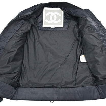 Chanel 2006 Sport Line Zip Up Jacket Dark Navy #42