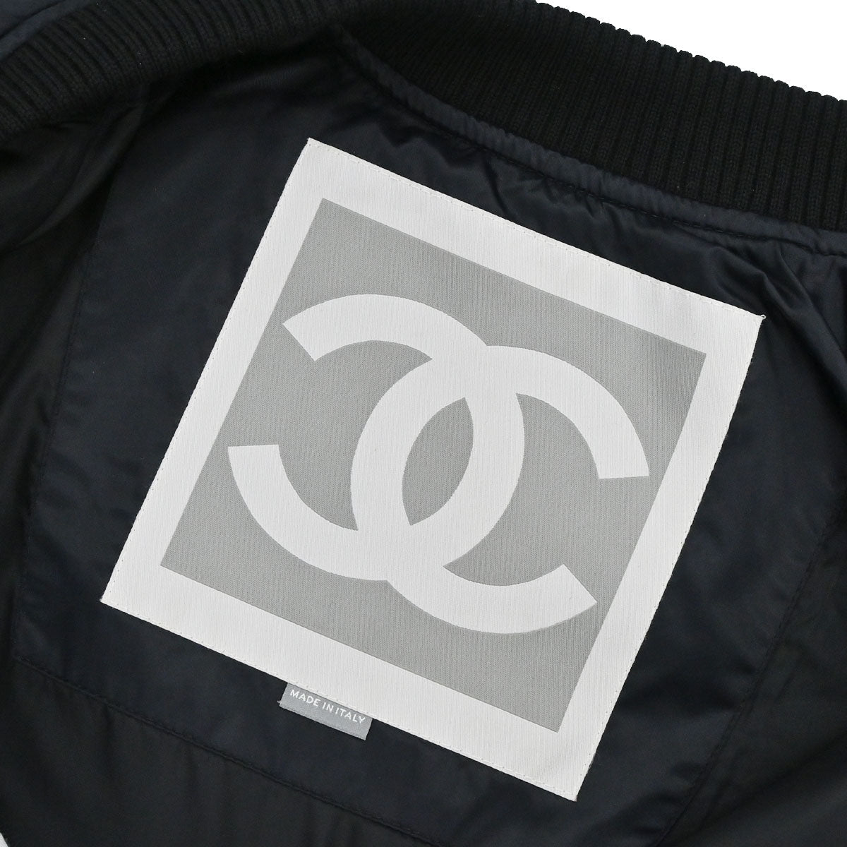 Chanel 2006 Sport Line Zip Up Jacket Dark Navy #42