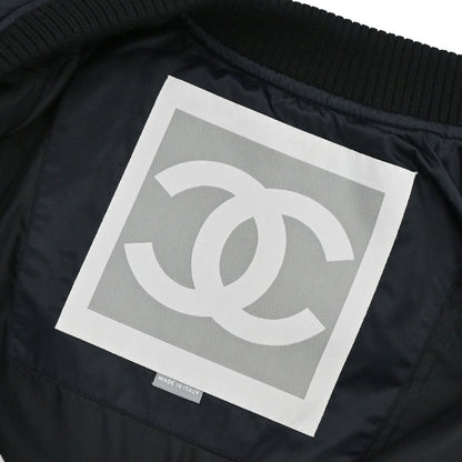 Chanel 2006 Sport Line Zip Up Jacket Dark Navy #42