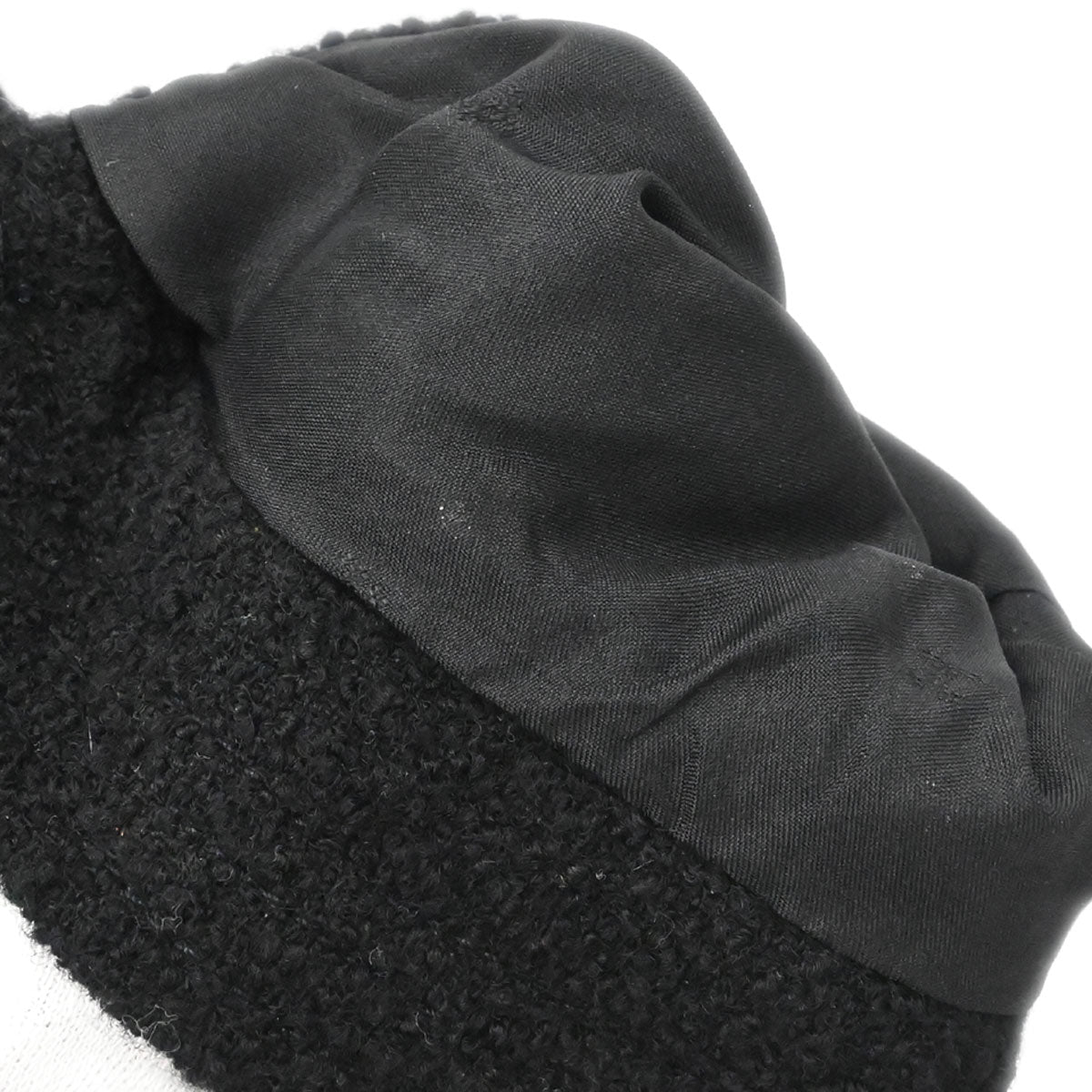 Chanel Collarless Jacket Tweed Black