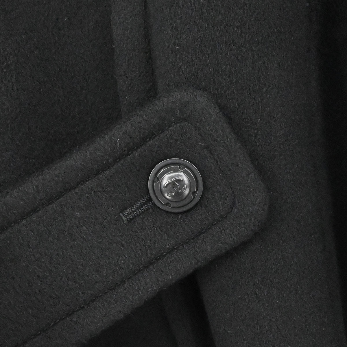 Chanel 1997 Long Coat Black #40