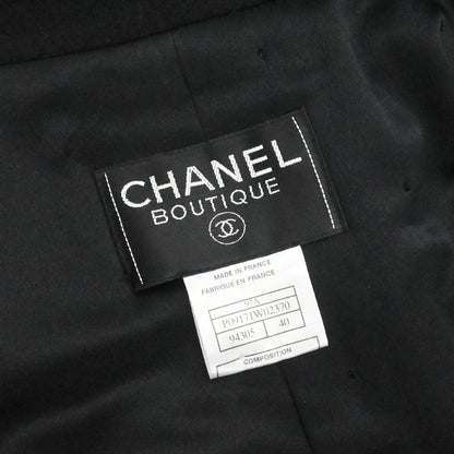 Chanel 1997 Long Coat Black #40