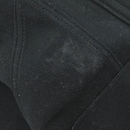 Chanel 2004 Sport Line Hooded Zip Up Leather Jacket Black #42