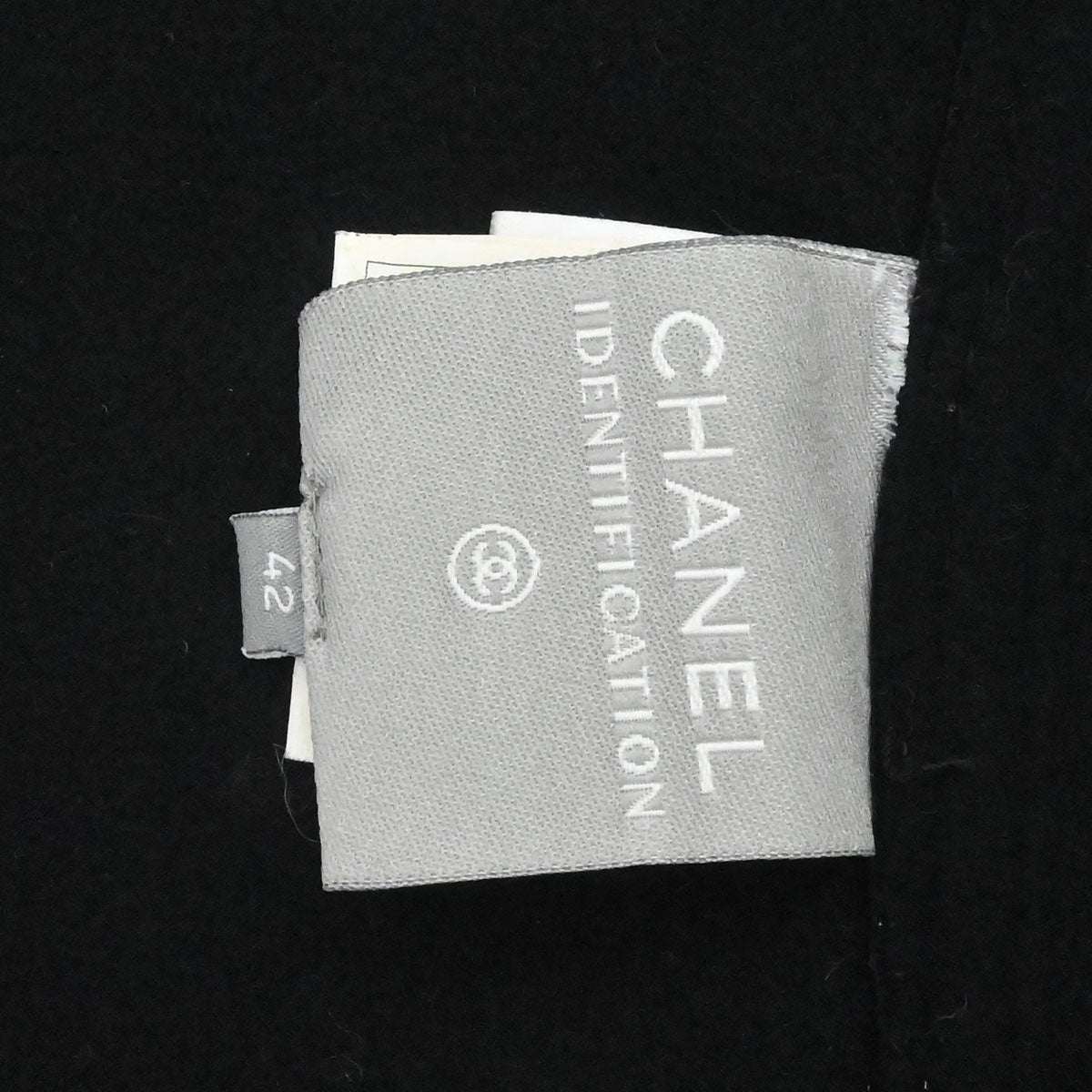 Chanel 2004 Sport Line Hooded Zip Up Leather Jacket Black #42