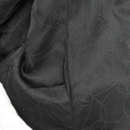 Chanel 2006 Leather Coat Jacket Black #38