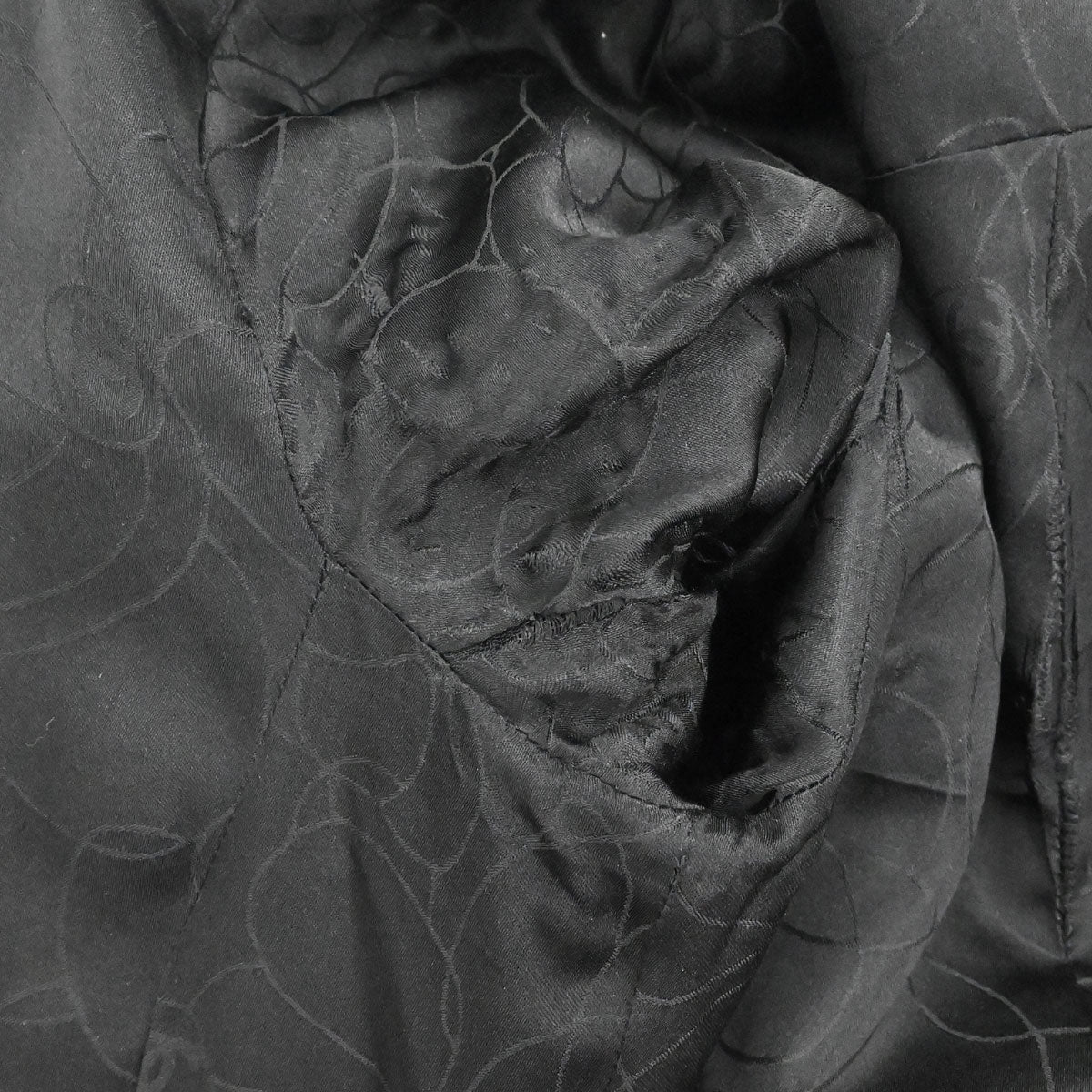 Chanel 2006 Leather Coat Jacket Black #38