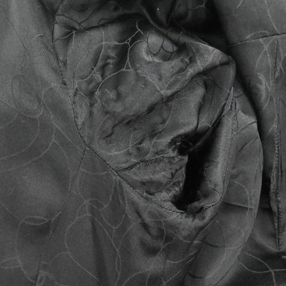 Chanel 2006 Leather Coat Jacket Black #38