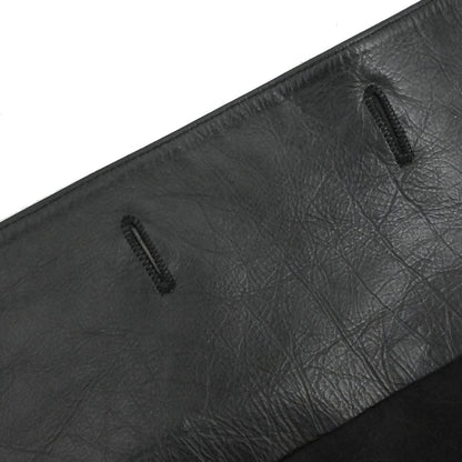 Chanel 2006 Leather Coat Jacket Black #38