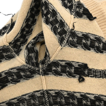 Chanel 2001 Sweater Knit Top Beige #42