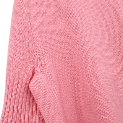 Chanel 2015 Sweater Knit Top Turnlock Pink #36
