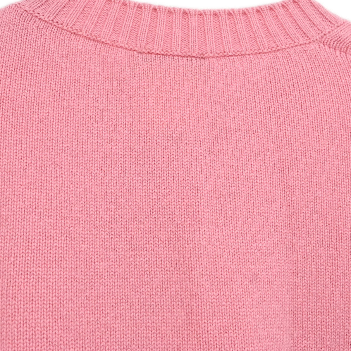 Chanel 2015 Sweater Knit Top Turnlock Pink #36