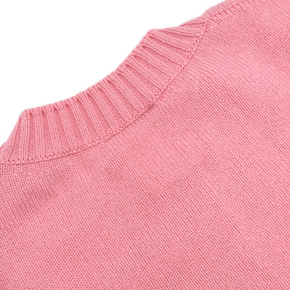 Chanel 2015 Sweater Knit Top Turnlock Pink #36