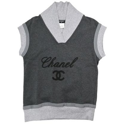 Chanel 2010 Short Sleeve Top Gray #38