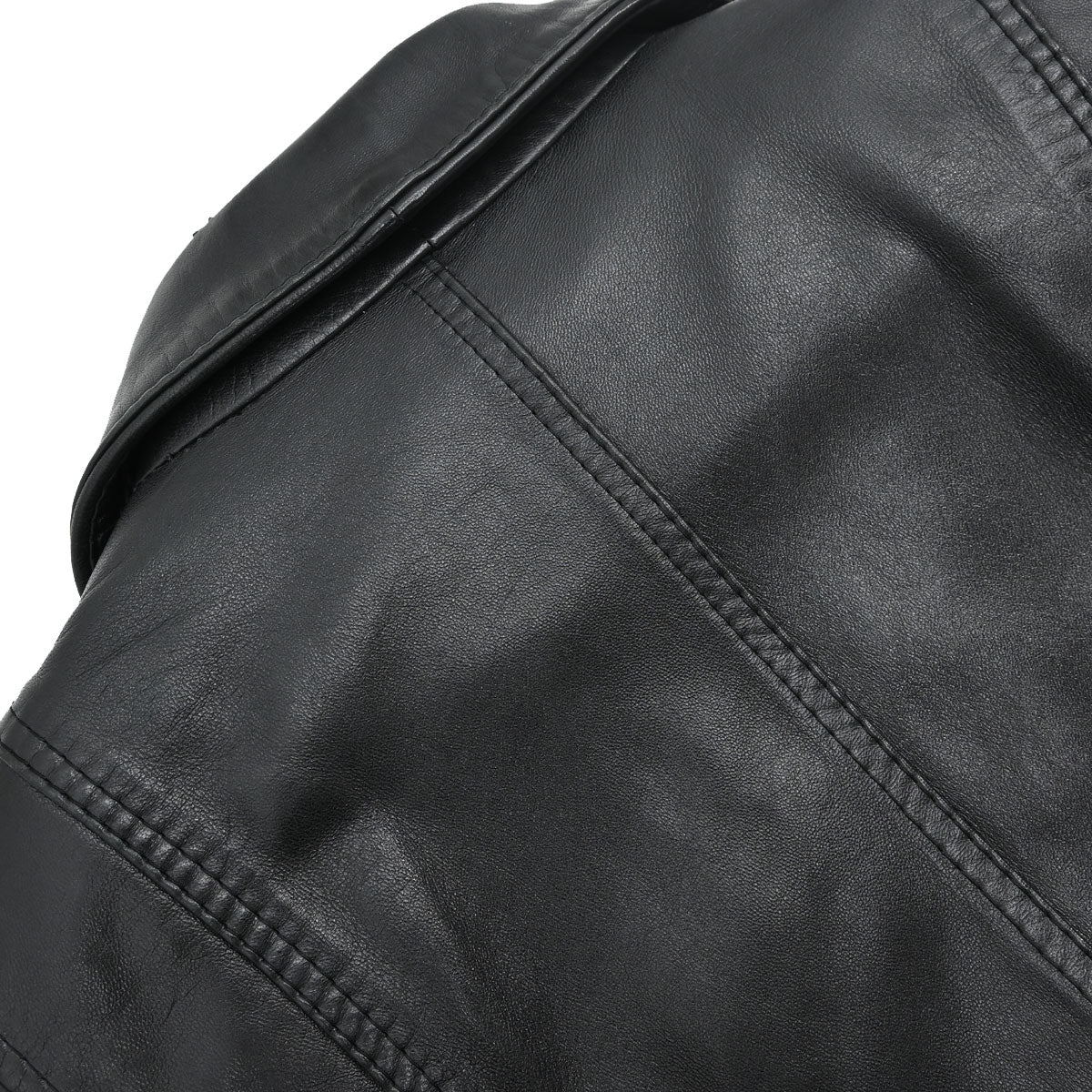 Loewe Single Breasted Napa Leather Jacket Black #40