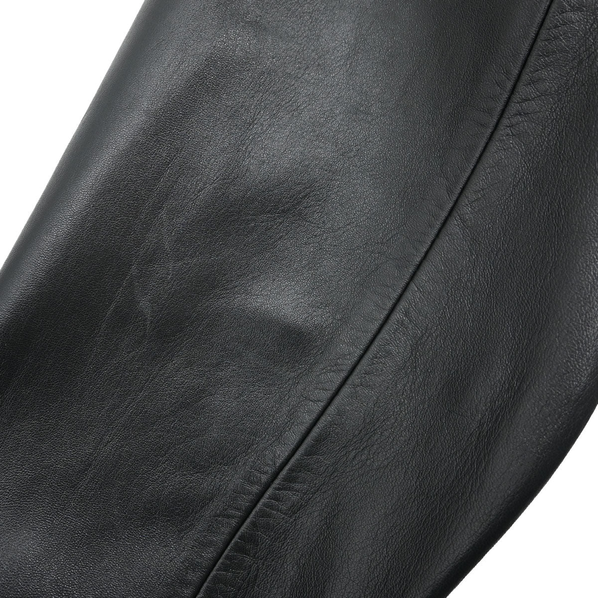 Loewe Single Breasted Napa Leather Jacket Black #40