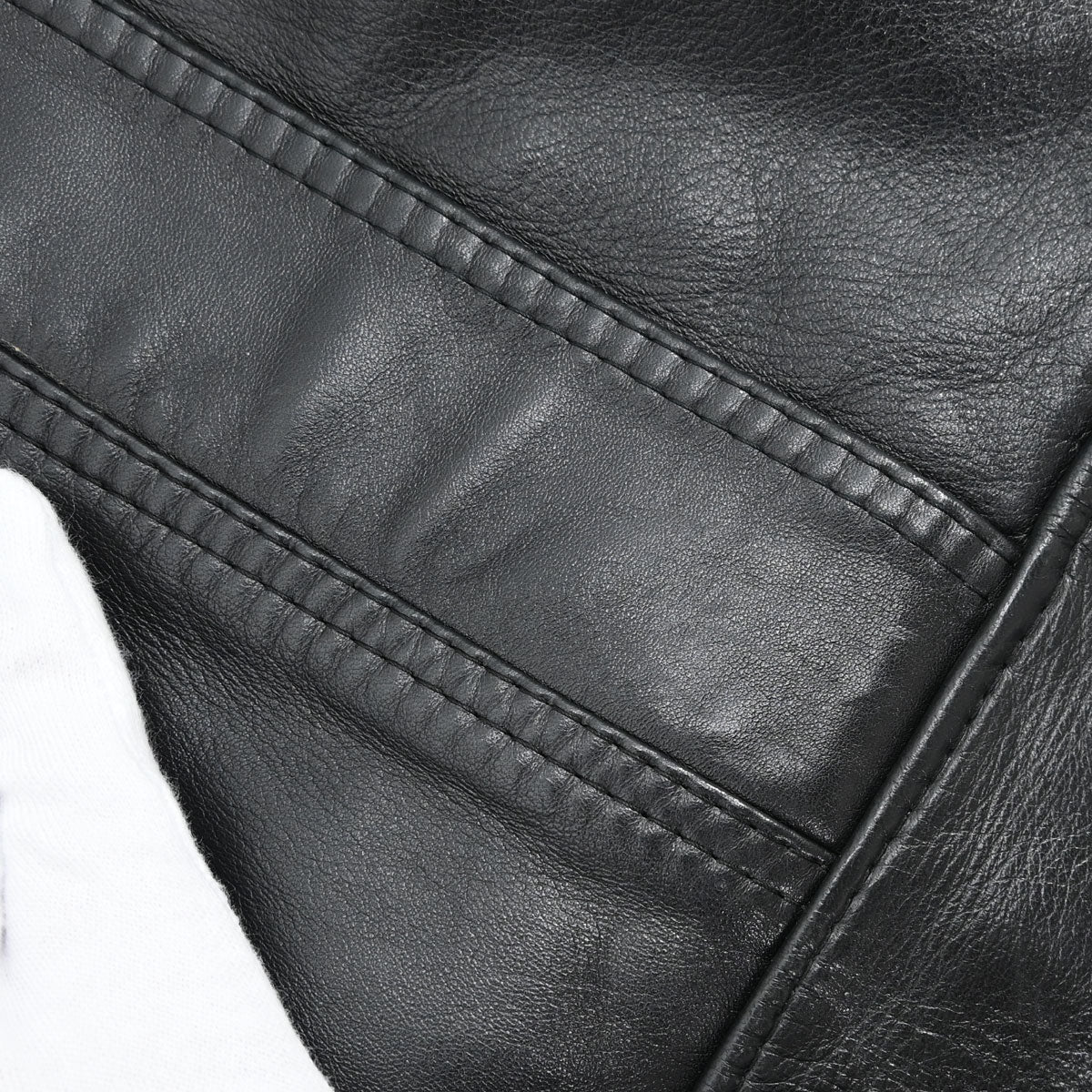 Loewe Single Breasted Napa Leather Jacket Black #40