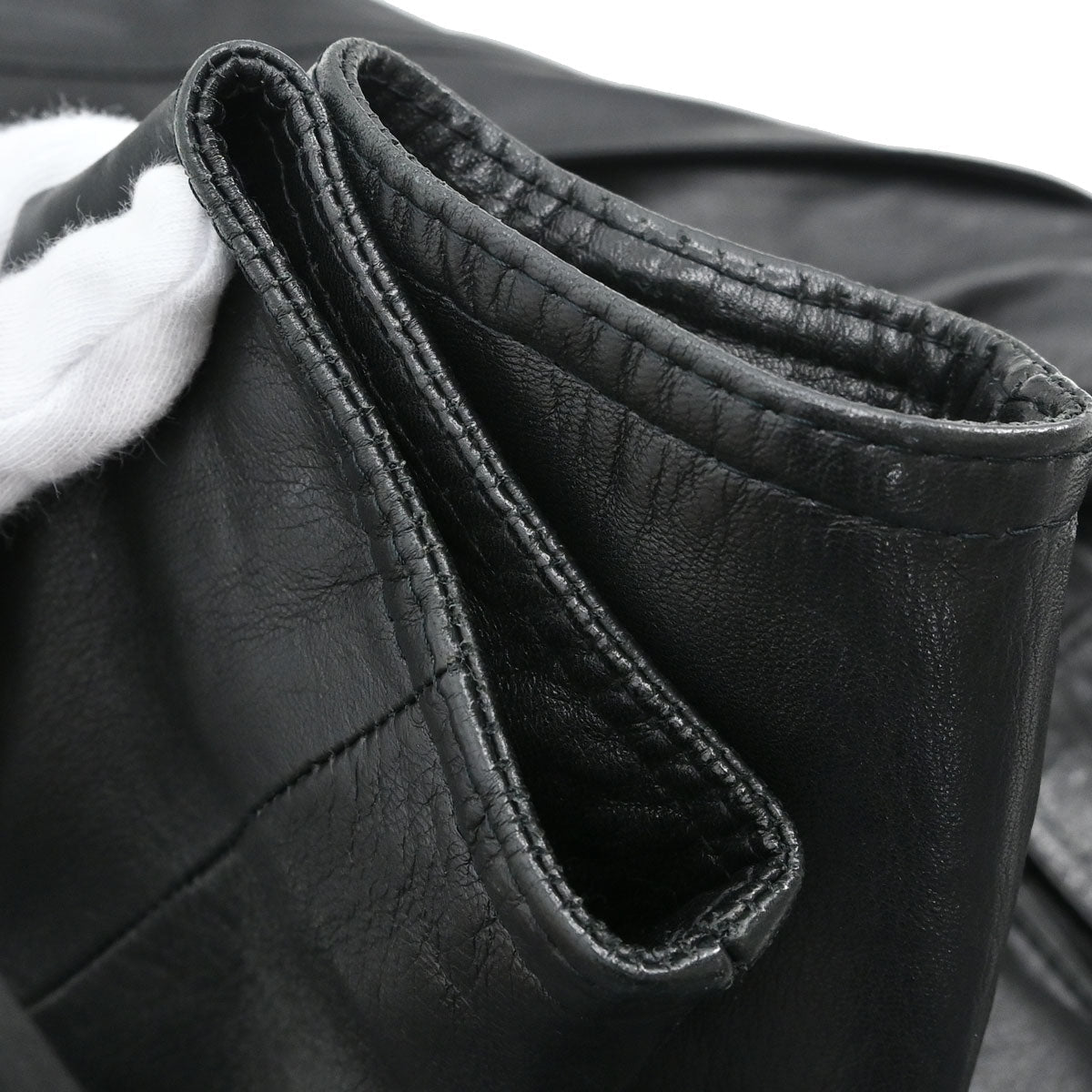 Loewe Single Breasted Napa Leather Jacket Black #40