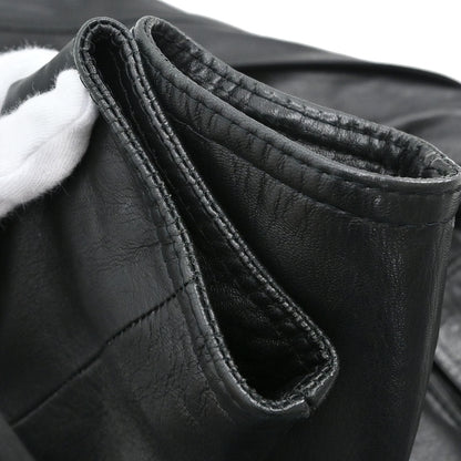Loewe Single Breasted Napa Leather Jacket Black #40