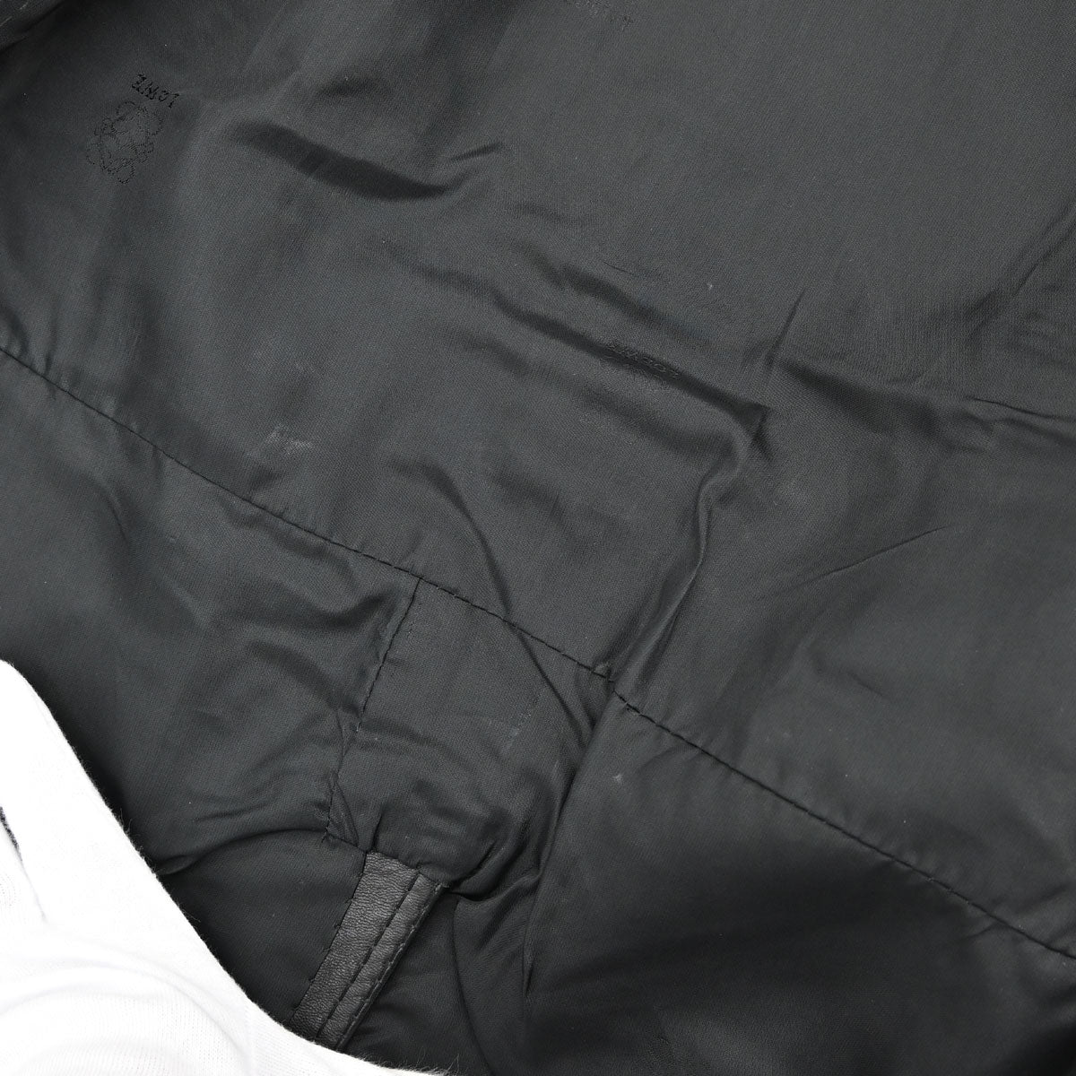 Loewe Single Breasted Napa Leather Jacket Black #40