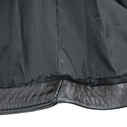 Loewe Single Breasted Napa Leather Jacket Black #40