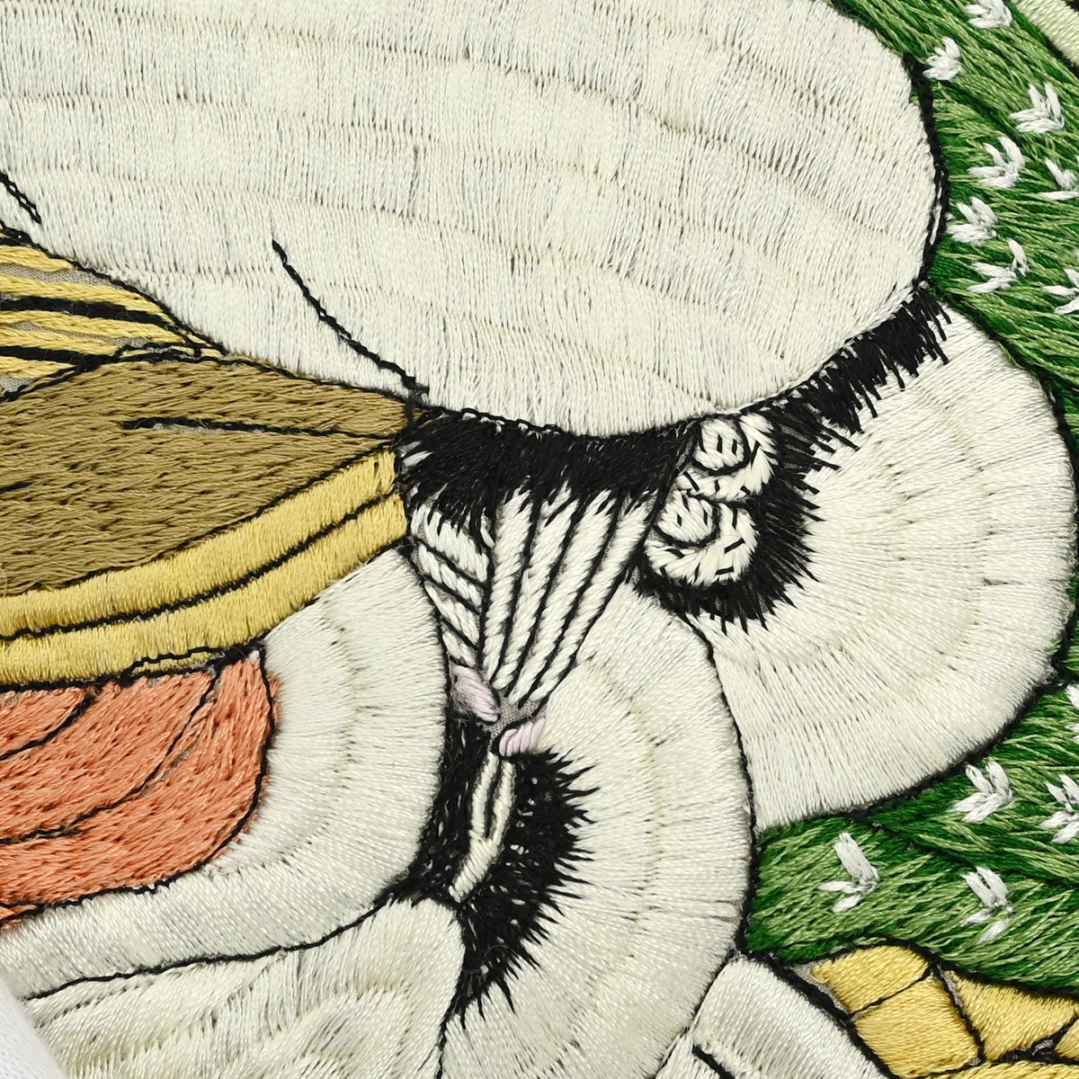 Gucci Reversible Embroidery Jacket Light Blue Beige #44