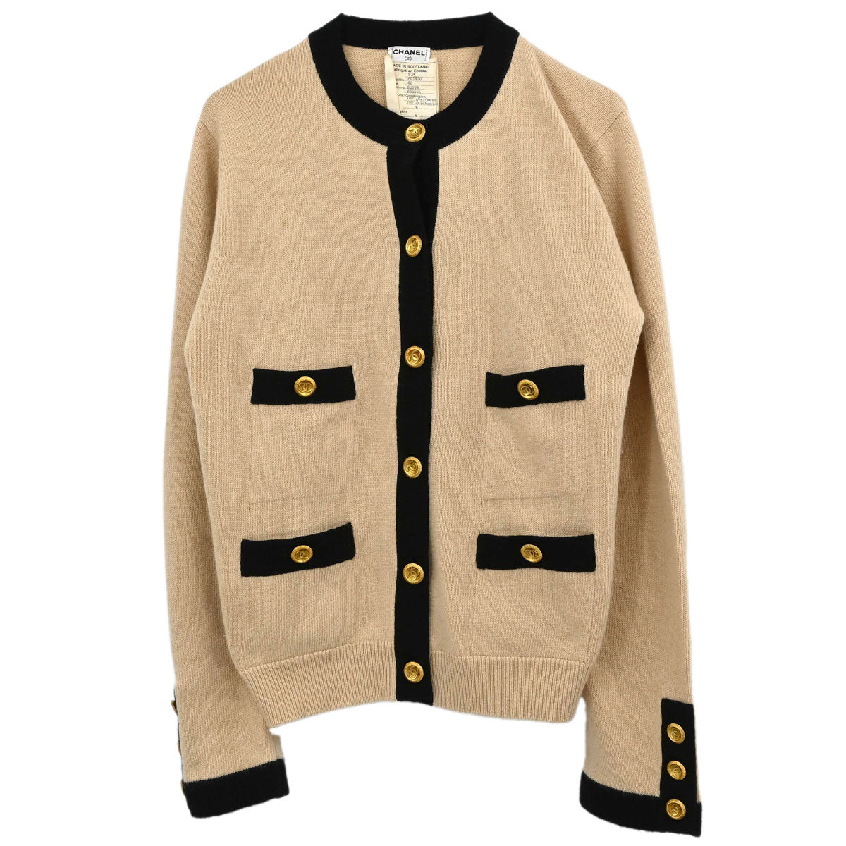 Chanel 1993 Cardigan Beige #42