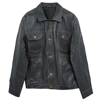 Gucci Cowskin Jacket Black #46