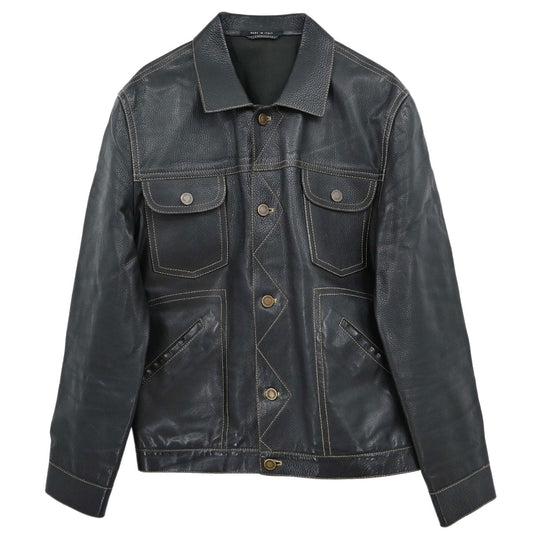 Gucci Cowskin Jacket Black #46