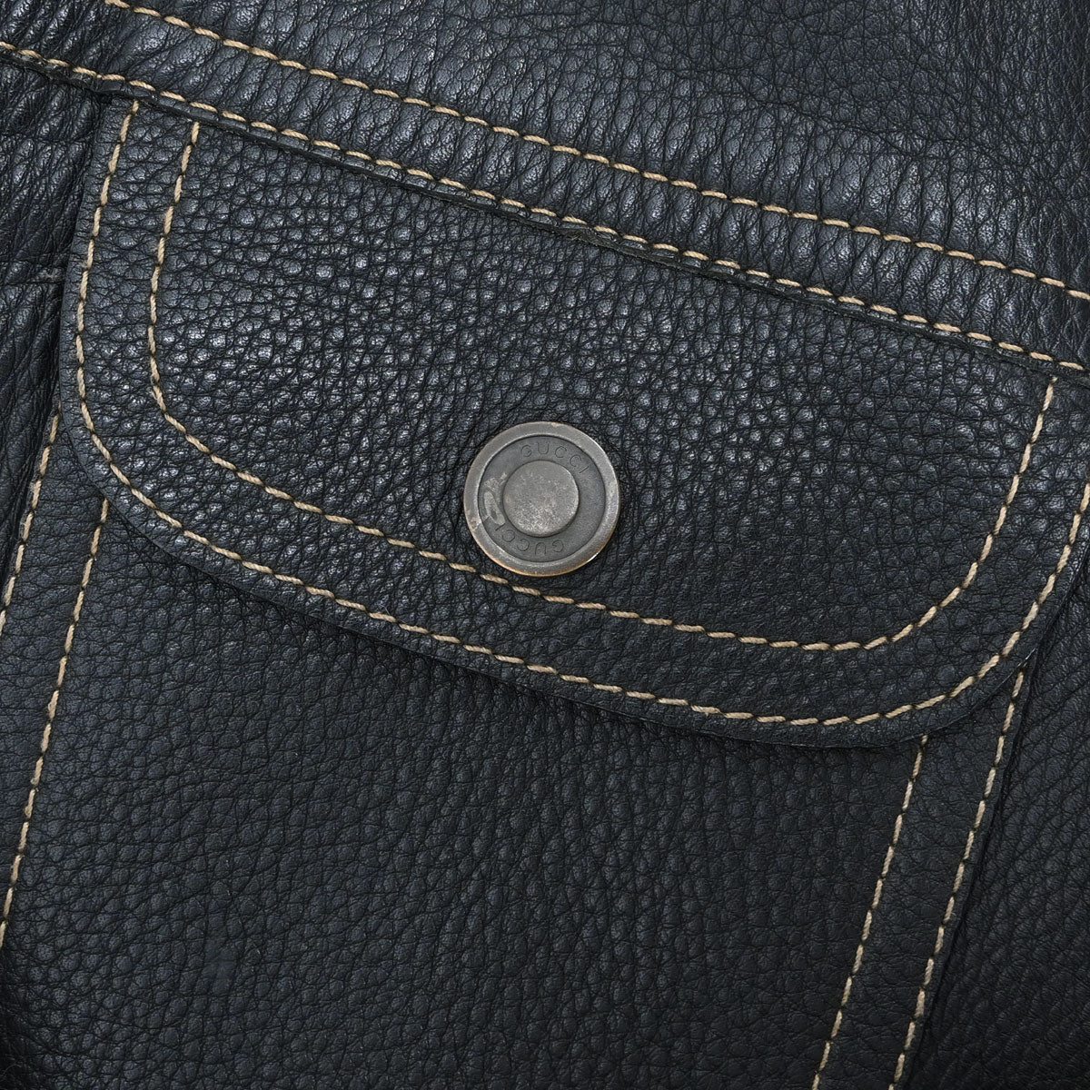 Gucci Cowskin Jacket Black #46
