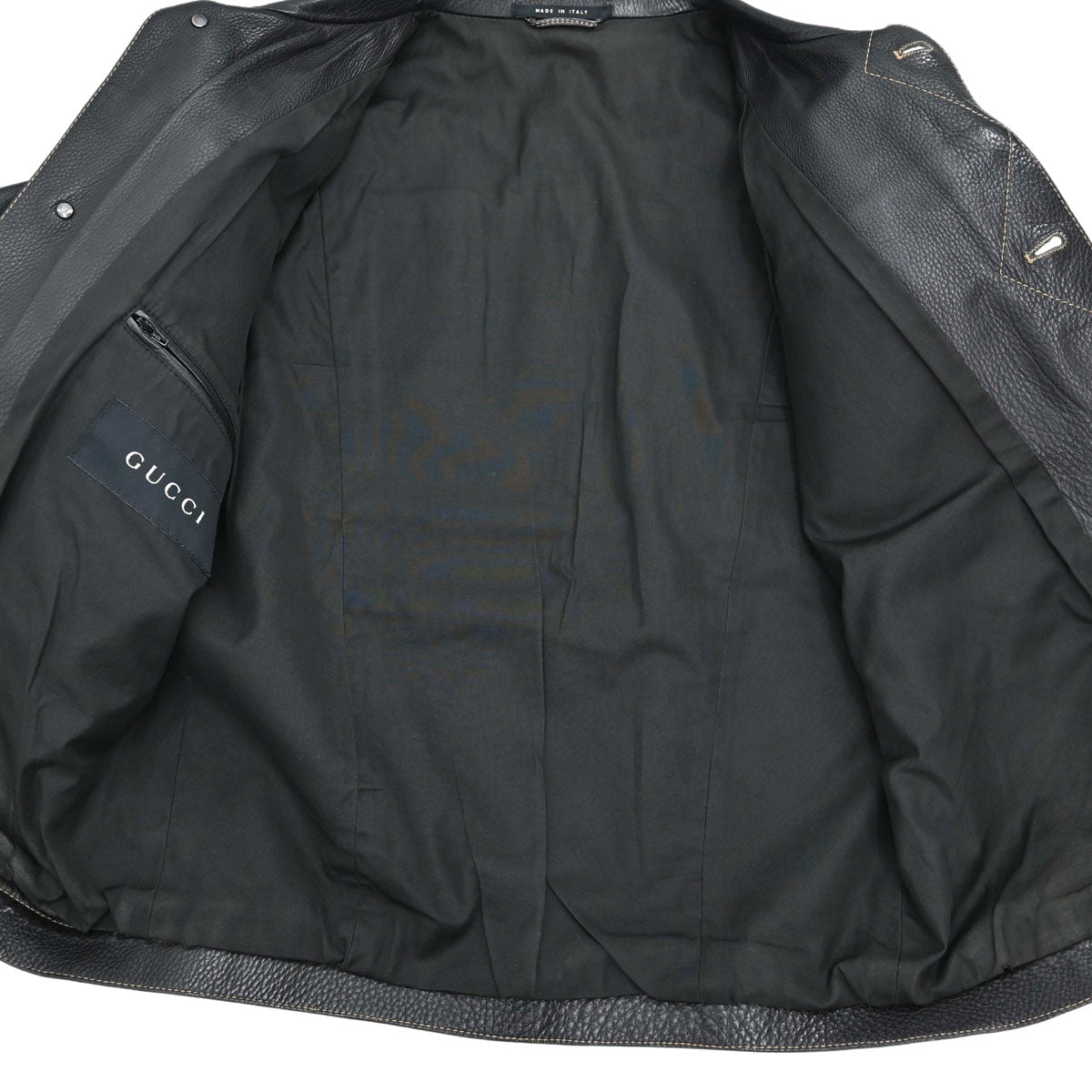 Gucci Cowskin Jacket Black #46