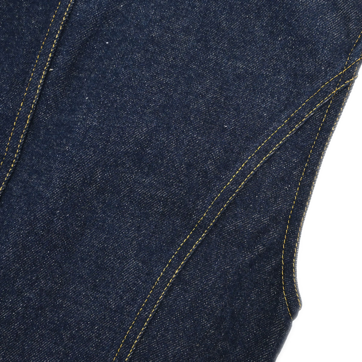 Chanel 1996 Sleeveless Vest Denim Jacket Navy #38