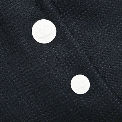 Chanel 2007 Single Breasted Jacket Black #34