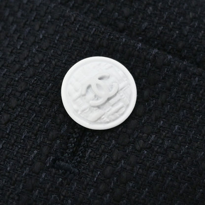 Chanel 2007 Single Breasted Jacket Black #34