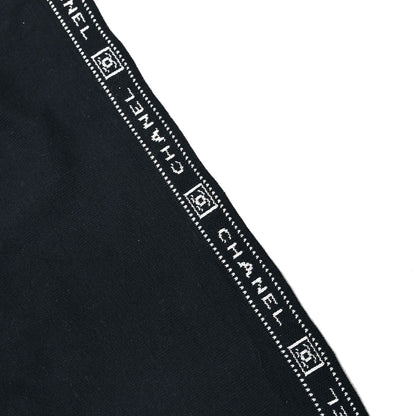 Chanel 2004 Sport Line Short Sleeve Dress Black #38