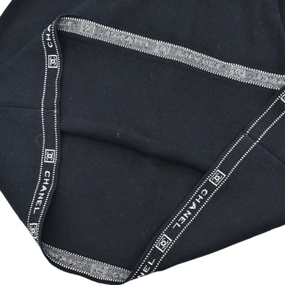 Chanel 2004 Sport Line Short Sleeve Dress Black #38