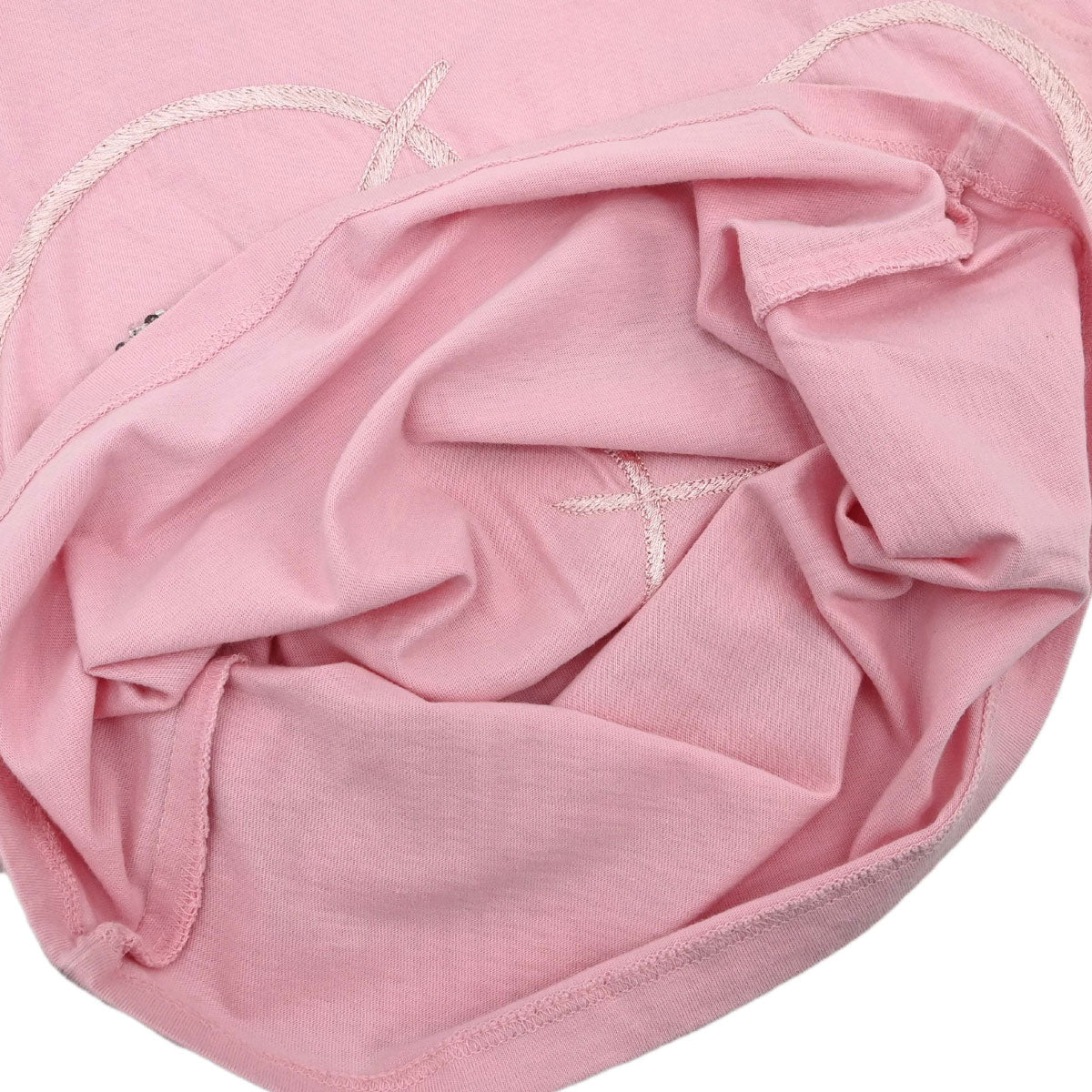 Christian Dior Sleeveless Tank Top Sequins Rhinestone Beads Pink