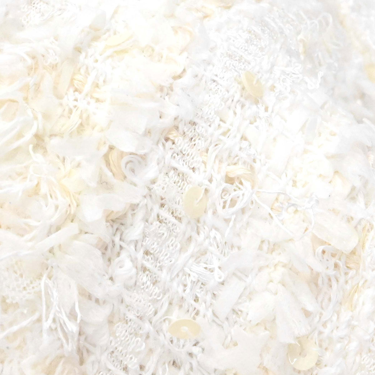Chanel 2005 Collarless Jacket Tweed White #38
