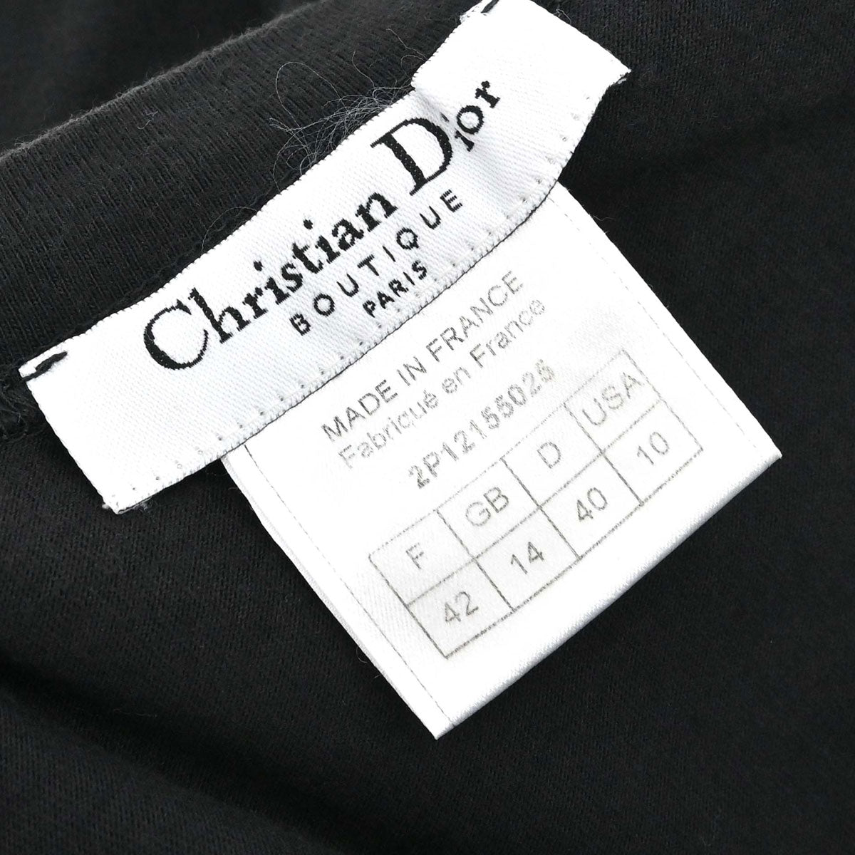 Christian Dior 2002 Rainbow Logo T-shirt Black #42