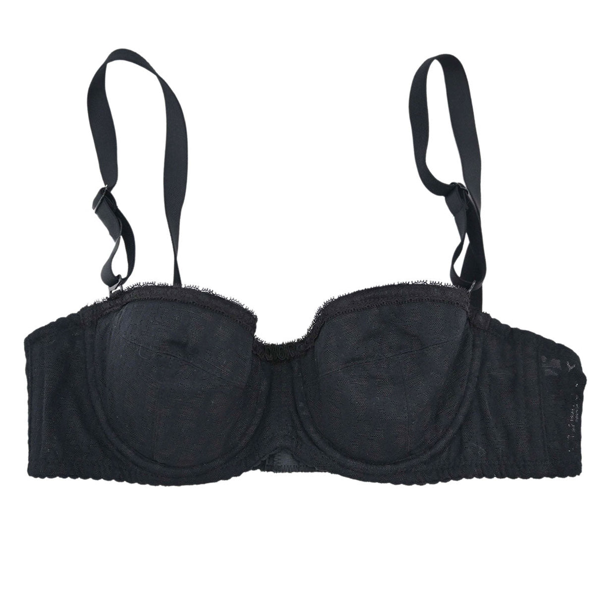 Christian Dior Lingerie Balconette Bras Black #A65