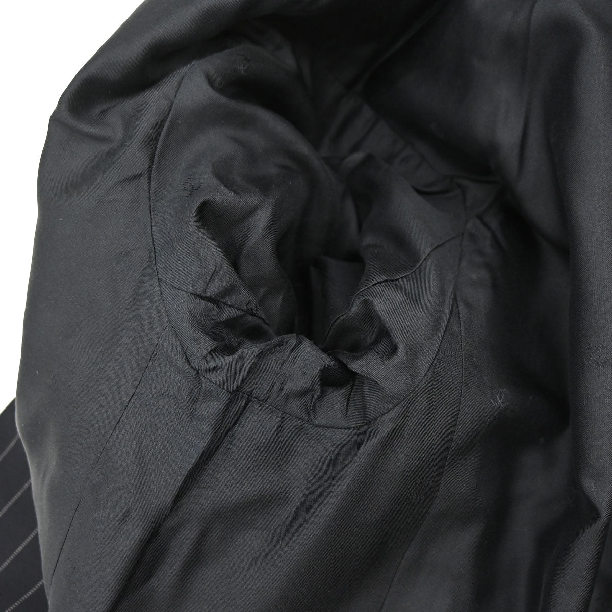 Chanel 1996 Single Breasted Striped Jacket Navy #40