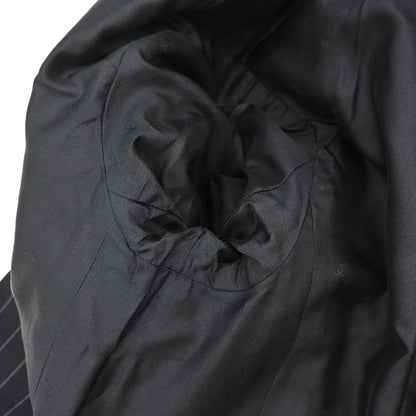 Chanel 1996 Single Breasted Striped Jacket Navy #40