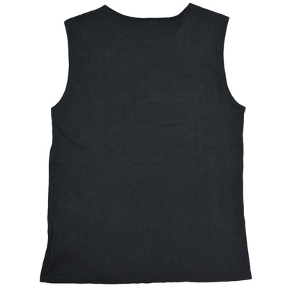 Chanel 2005 Sleeveless Tank Top Knit Black #38
