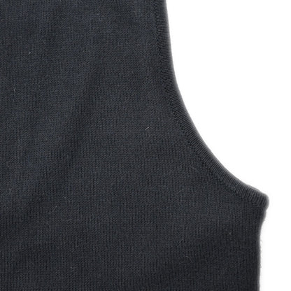 Chanel 2005 Sleeveless Tank Top Knit Black #38
