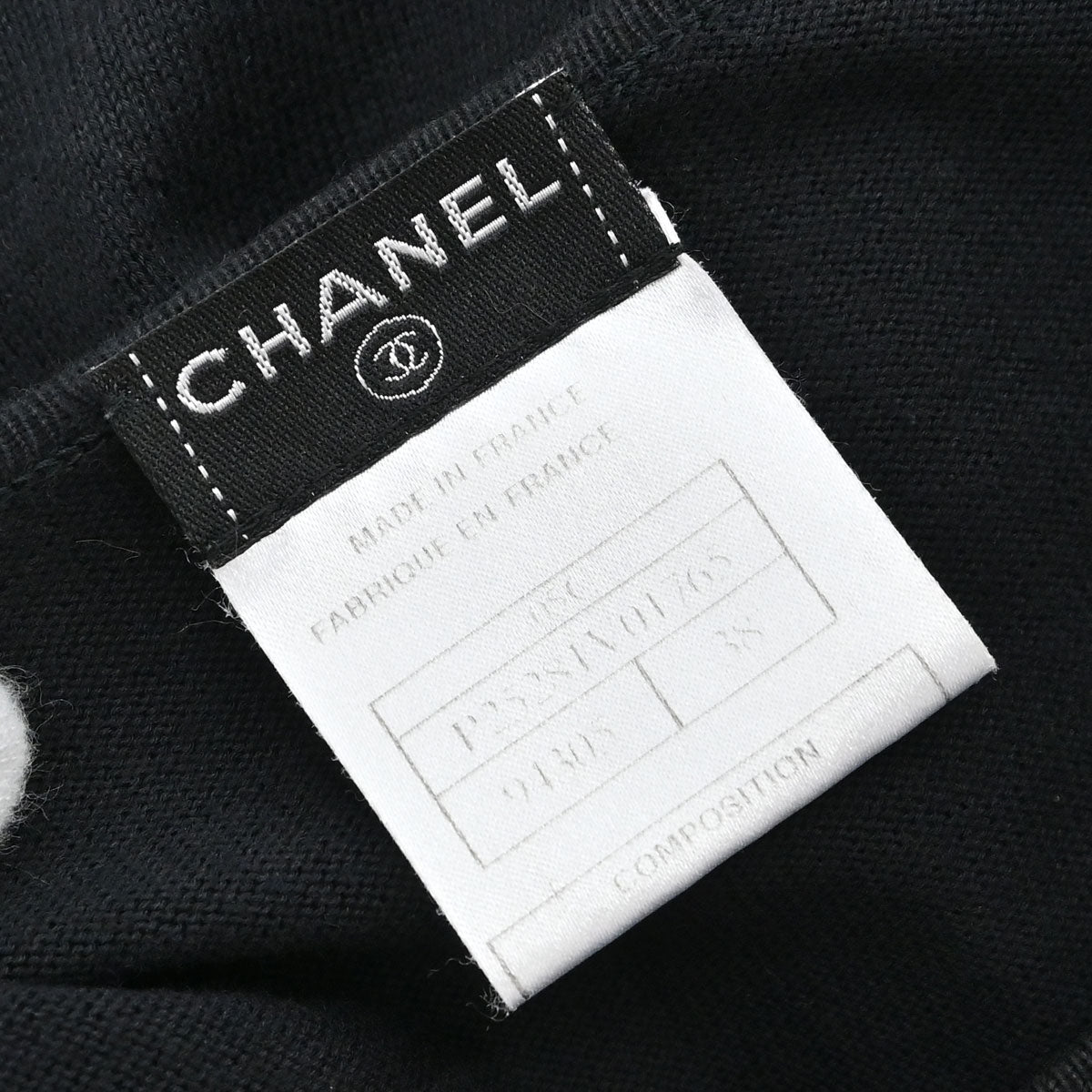 Chanel 2005 Sleeveless Tank Top Knit Black #38